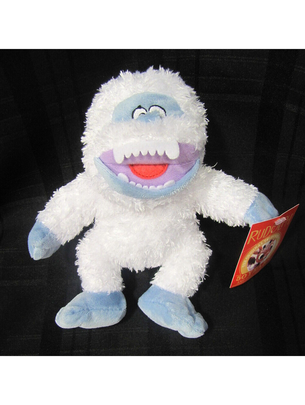 BUMBLE Abominable Snowman Rudolph Red-Nosed Reindeer 7" Plush Stuffed Animal NEW